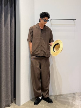 「BAYFLOW（ベイフロー）のアイテム」を使った、riiiin0804さん（メンズ・183cm）の夏コーディネート