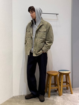 「BAYFLOW（ベイフロー）のアイテム」を使った、riiiin0804さん（メンズ・183cm）の秋コーディネート