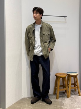「BAYFLOW（ベイフロー）のアイテム」を使った、riiiin0804さん（メンズ・183cm）の秋コーディネート