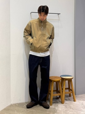 「BAYFLOW（ベイフロー）のアイテム」を使った、riiiin0804さん（メンズ・183cm）の秋コーディネート