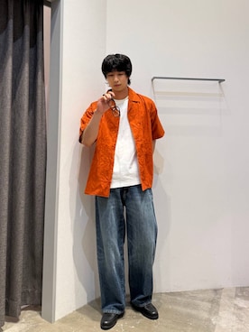 「BAYFLOW（ベイフロー）のアイテム（トップス）」を使った、riiiin0804さん（メンズ・183cm）の春コーディネート