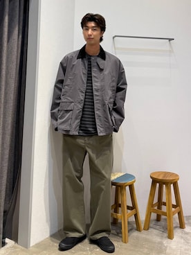 「BAYFLOW（ベイフロー）のアイテム」を使った、riiiin0804さん（メンズ・183cm）の秋コーディネート