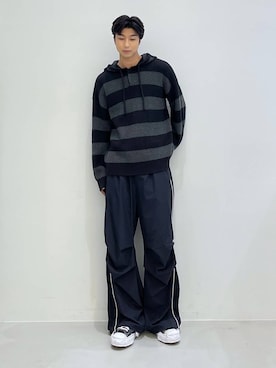 「ALAND（エーランド）のアイテム」を使った、riiiin0804さん（メンズ・183cm）の冬コーディネート