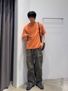 「BAYFLOW（ベイフロー）のアイテム（パンツ）」を使った、riiiin0804さん（メンズ・183cm）の春コーディネート