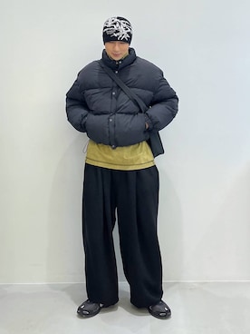 「NOT4NERD（ノットフォーナード）のアイテム」を使った、riiiin0804さん（メンズ・183cm）の冬コーディネート