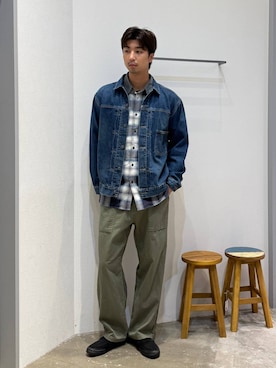 「BAYFLOW（ベイフロー）のアイテム」を使った、riiiin0804さん（メンズ・183cm）の秋コーディネート