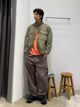 「BAYFLOW（ベイフロー）のアイテム」を使った、riiiin0804さん（メンズ・183cm）の秋コーディネート