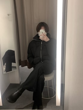 「WEGO（ウィゴー）のアイテム（ブーツ）」を使った、yuuyanoさん（メンズ・172cm）の冬コーディネート