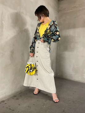 「yellow」｜N.GENさん（レディース・155cm）の夏コーディネート