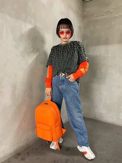 DIESEL リュック　バックパック　オレンジ　未使用　メンズ　ロールトップ 楽天市場】ディーゼル リュックサック オレンジの通販