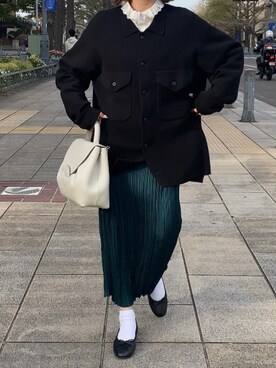 「Libra Cue（リブラ キュー）のアイテム（バレエシューズ）」を使った、べべさん（レディース・158cm）の春コーディネート