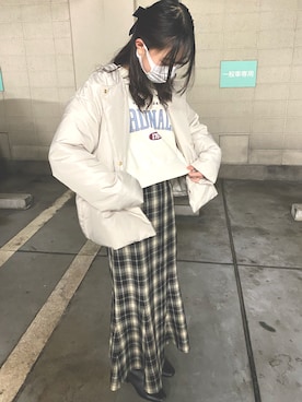 「Te chichi TERRASSE」｜「アイテム（ジャケット/アウター）」を使った、miilkkkさん（レディース・164cm）の冬コーディネート
