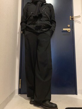「HUGO BOSS（ヒューゴボス）のアイテム（シューズ）」を使った、マサミスタイルさん（メンズ・167cm）の冬コーディネート