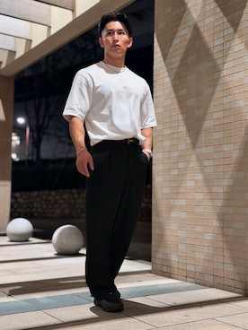 「アイテム（アナログ腕時計）」を使った、Tomoさん（メンズ・173cm）の秋コーディネート