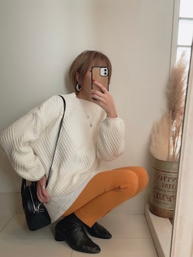 asmさん（レディース・161cm）の冬コーディネート