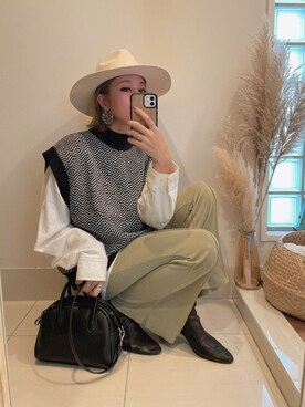 asmさん（レディース・161cm）の秋コーディネート