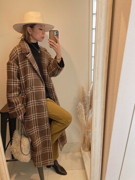 asmさん（レディース・161cm）の冬コーディネート