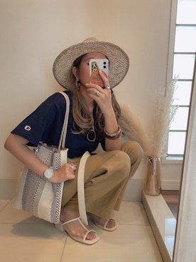 asmさん（レディース・161cm）の夏コーディネート