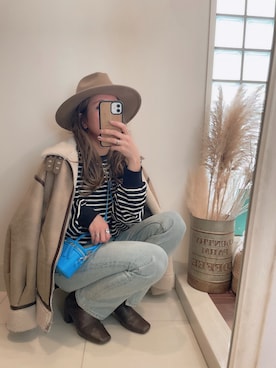 asmさん(レディース・161cm)の冬コーディネート