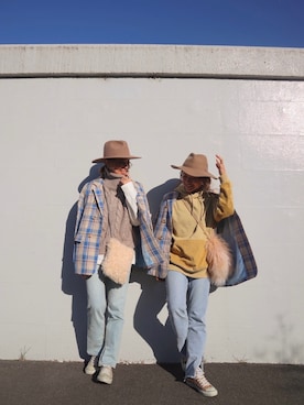 asmさん（レディース・161cm）の冬コーディネート