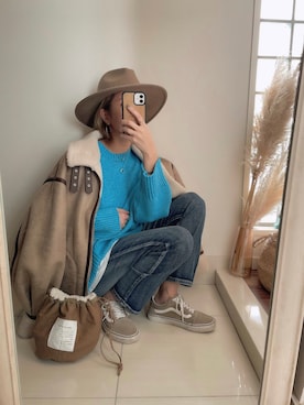 asmさん(レディース・161cm)の冬コーディネート