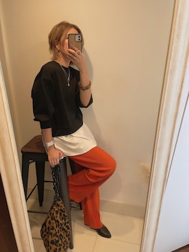 asmさん（レディース・161cm）の秋コーディネート