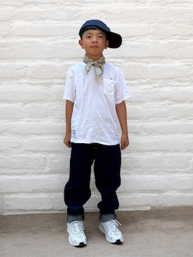 「アイテム（パンツ）」を使った、dadandanさん（キッズ・126cm）の夏コーディネート