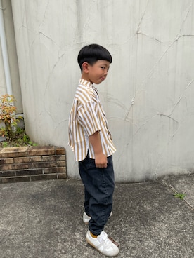 「BON BELL ESPOIR（ボンベルエスポワール）のアイテム」を使った、dadandanさん（キッズ・110cm）の春コーディネート
