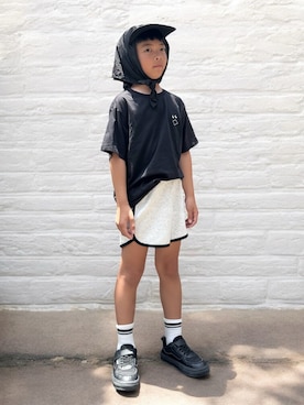 「アイテム（シューズ）」を使った、dadandanさん（キッズ・126cm）の夏コーディネート