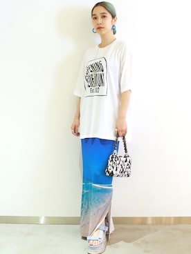 「G.V.G.V.（ジーヴィージーヴィー）のアイテム（ワンピース/ドレス）」を使った、Sさん（レディース・155cm）の夏コーディネート