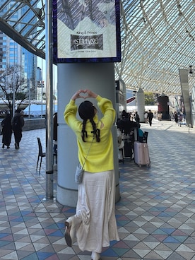 「ANTEPRIMA（アンテプリマ）のアイテム（ショルダーバッグ）」を使った、ららめろさん（レディース・163cm）の春コーディネート