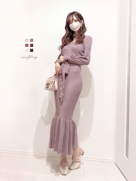 「アイテム（パンプス）」を使った、comugiさん（レディース・160cm）の秋コーディネート