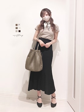 「FREE'S MART（フリーズマート）のアイテム（財布/小物）」を使った、comugiさん（レディース・160cm）の夏コーディネート