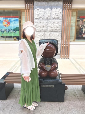 「RANDA」｜「アイテム（サンダル）」を使った、あるさん（レディース・158cm）の秋コーディネート