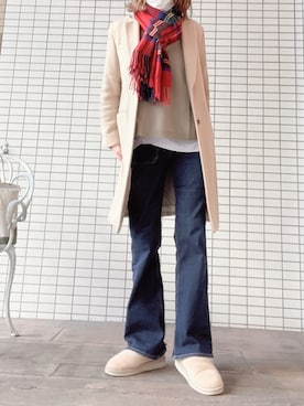 びゅーさん(レディース・170cm)の冬コーディネート