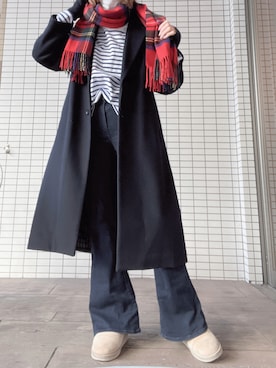 「journal standard L'essage（ジャーナルスタンダードレサージュ）のアイテム（その他アウター）」を使った、びゅーさん（レディース・170cm）の冬コーディネート
