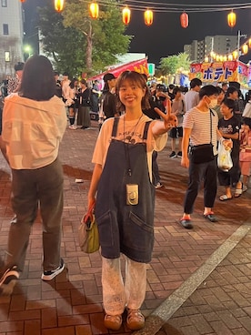 「napron（ナプロン）のアイテム」を使った、Amyさん（レディース・160cm）の夏コーディネート