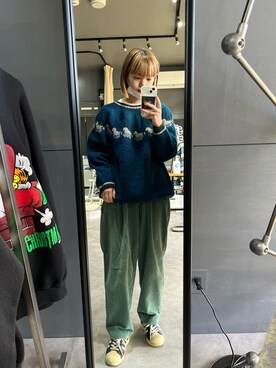 Amyさん（レディース・160cm）の冬コーディネート