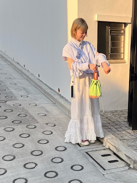 「napron（ナプロン）のアイテム」を使った、Amyさん（レディース・160cm）の春コーディネート