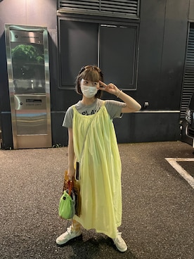 「napron（ナプロン）のアイテム」を使った、Amyさん（レディース・160cm）の夏コーディネート