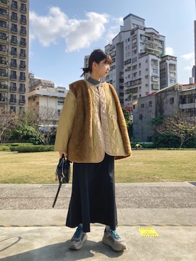 「EDT（イーディーティー）のアイテム」を使った、Annさん（レディース・161cm）の春コーディネート