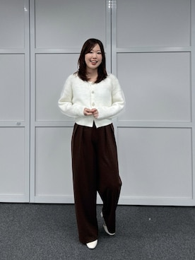 「アイテム（カーディガン/ボレロ）」を使った、アコ@骨格ストレートさん（レディース・164cm）の夏コーディネート