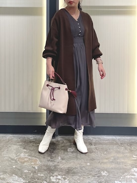 アコ@骨格ストレートさん（レディース・164cm）の秋コーディネート