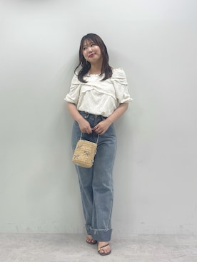 アコ@骨格ストレートさん（レディース・164cm）の夏コーディネート