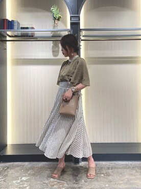 アコ@骨格ストレートさん(レディース・164cm)の夏コーディネート