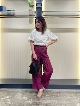 アコ@骨格ストレートさん（レディース・164cm）の夏コーディネート