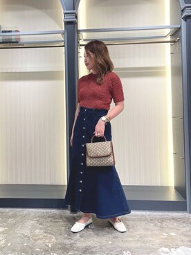 アコ@骨格ストレートさん（レディース・164cm）の夏コーディネート