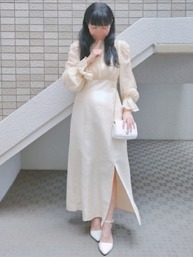 「上品」｜こうめさん（レディース・155cm）の春コーディネート
