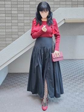 「アイテム（その他）」を使った、こうめさん（レディース・155cm）の冬コーディネート