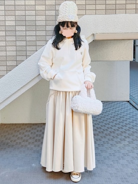 「アイテム（その他）」を使った、こうめさん（レディース・155cm）の冬コーディネート